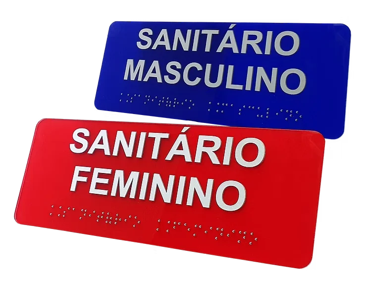 Placa em Braille Kronos Acessibilidade